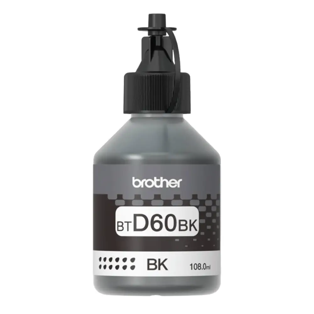 Brother Inkjet Ink Bottle BTD60BK Black view 2